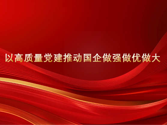 以高质量党建推动国企做强做优做大